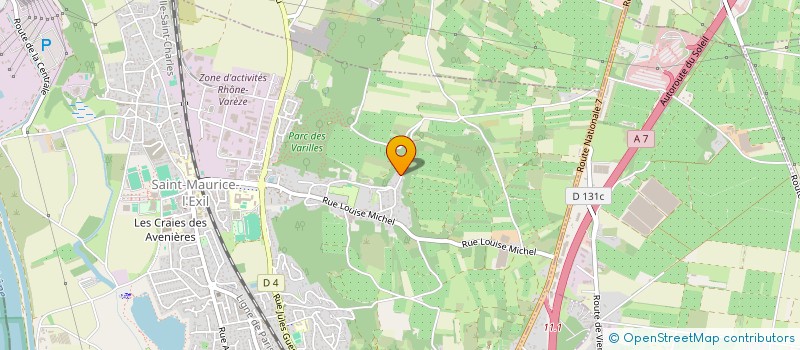 localisation de l'entreprise MADAME NELLY QUINTANILLA  SAINT-MAURICE-L'EXIL