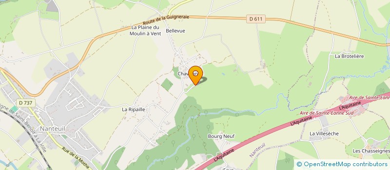 localisation de l'entreprise MADAME NELLY RAFFIN à NANTEUIL