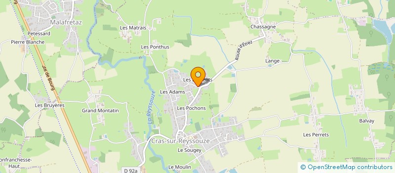 localisation de l'entreprise MADAME NELLY RANDU  BRESSE VALLONS