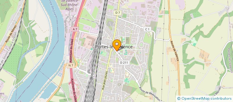 localisation de l'entreprise MADAME NELLY RAVALET  PORTES-LES-VALENCE