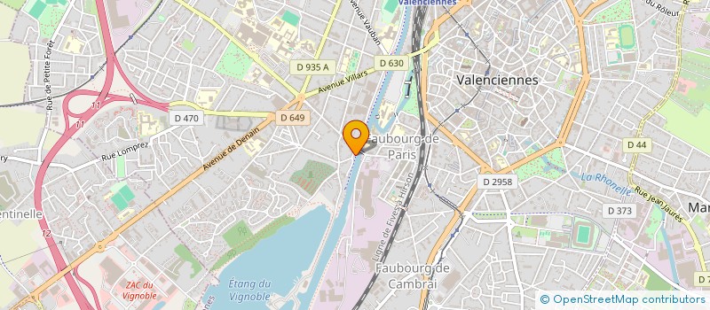 localisation de l'entreprise MADAME NELLY RAVILLARD à VALENCIENNES