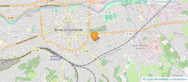 localisation de l'entreprise MADAME NELLY REBIERE  BRIVE-LA-GAILLARDE