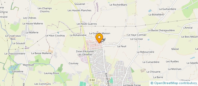 localisation de l'entreprise MADAME NELLY REBILLARD à MELESSE