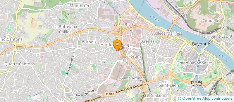 localisation de l'entreprise MADAME NELLY REDON  ARCANGUES