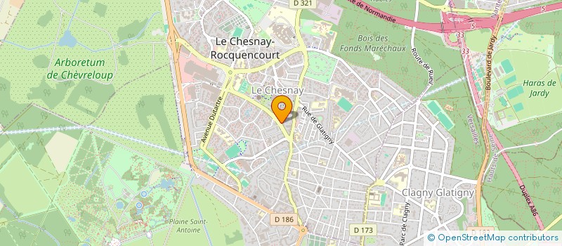 localisation de l'entreprise MADAME NELLY RENAULT à LE CHESNAY-ROCQUENCOURT