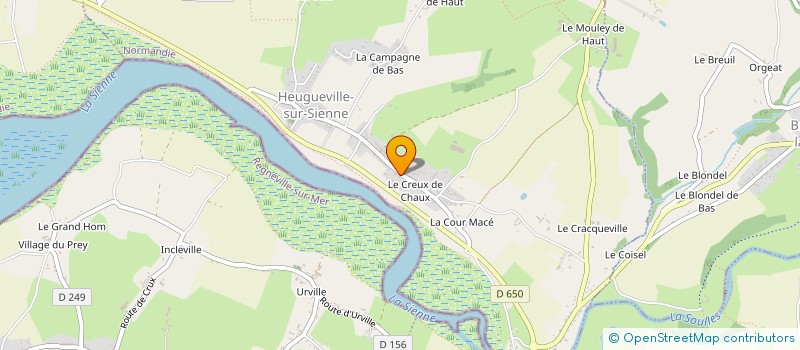 localisation de l'entreprise MADAME NELLY RENE  HEUGUEVILLE-SUR-SIENNE