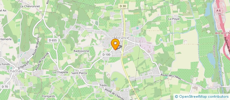 localisation de l'entreprise MADAME NELLY ROBARDET  MORANCE