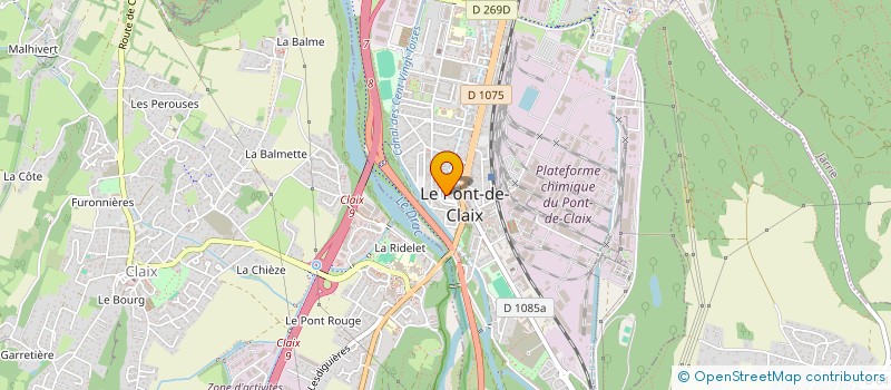 localisation de l'entreprise MADAME NELLY RODRIGUEZ à LE PONT-DE-CLAIX