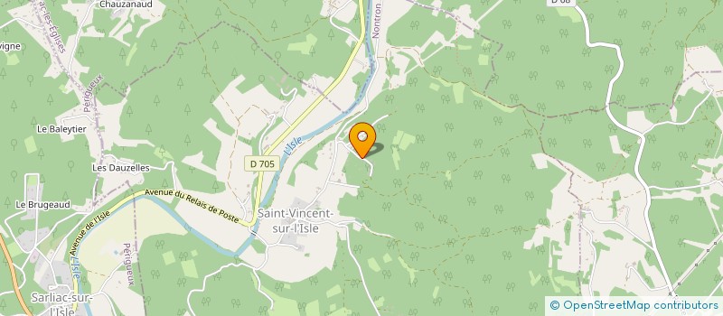 localisation de l'entreprise MADAME NELLY ROJON  SAINT VINCENT SUR L'ISLE