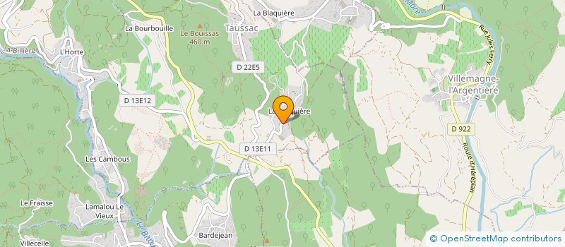 localisation de l'entreprise MADAME NELLY ROUAUD  TAUSSAC-LA-BILLIERE