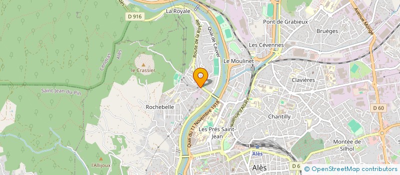 localisation de l'entreprise MADAME NELLY ROUIBAH  ALES