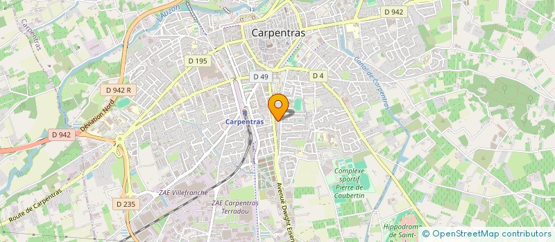 localisation de l'entreprise MADAME NELLY ROUX  CARPENTRAS