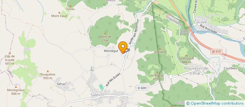 localisation de l'entreprise MADAME NELLY SALLES  SALEICH