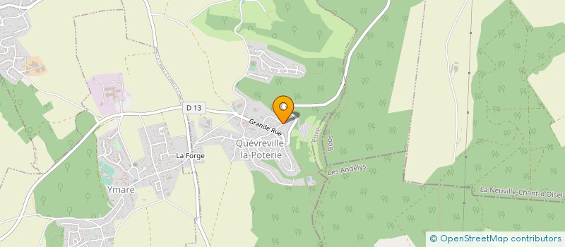 localisation de l'entreprise MADAME NELLY SAMSON  QUEVREVILLE-LA-POTERIE