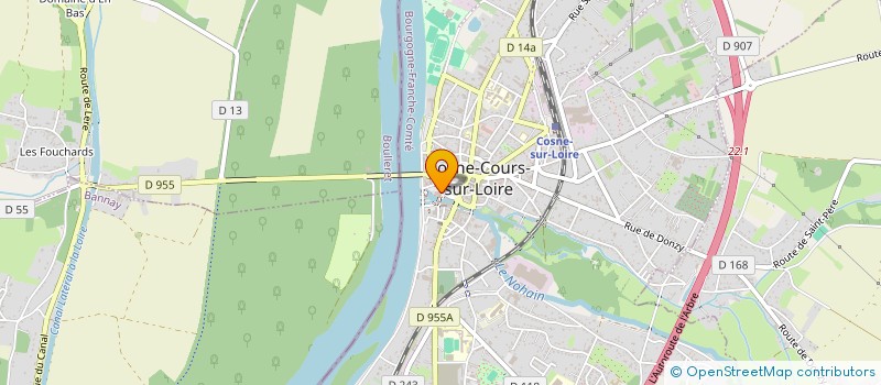 localisation de l'entreprise MADAME NELLY SARRAULT à COSNE-COURS-SUR-LOIRE