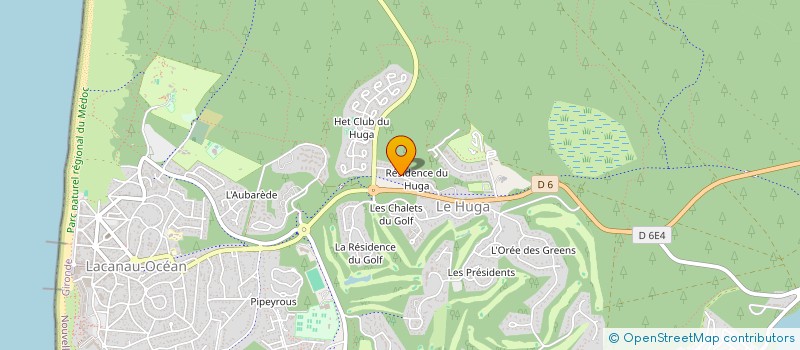 localisation de l'entreprise MADAME NELLY SAVARIT  LACANAU