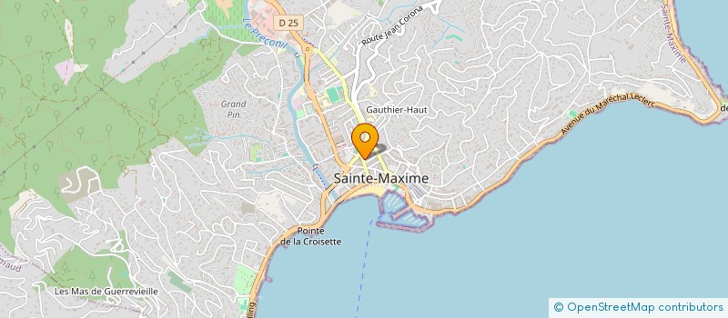 localisation de l'entreprise MADAME NELLY SCHOUMACHER  SAINTE-MAXIME