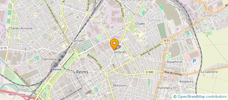 localisation de l'entreprise MADAME NELLY SIMEU NOULA  REIMS