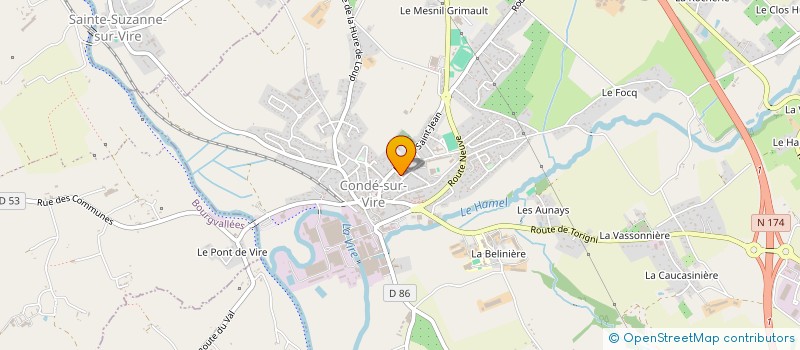 localisation de l'entreprise MADAME NELLY SIMON à CONDE-SUR-VIRE