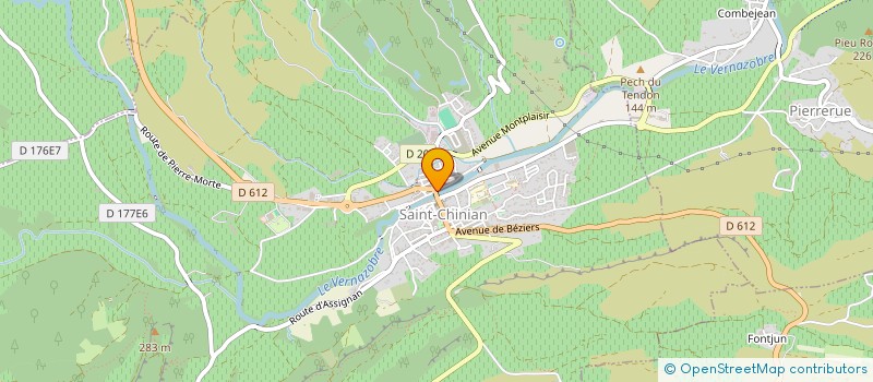 localisation de l'entreprise MADAME NELLY SOLINAS à SAINT-CHINIAN
