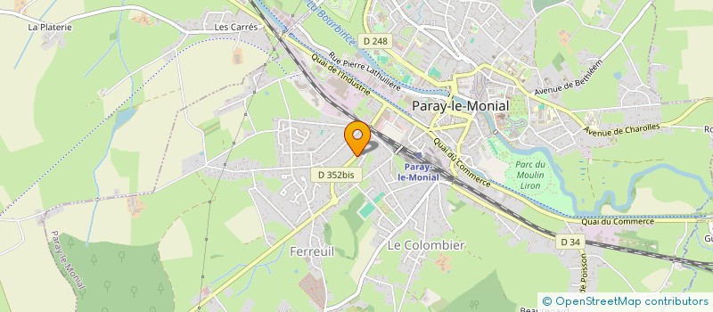 localisation de l'entreprise MADAME NELLY TEOFILOVA à PARAY-LE-MONIAL