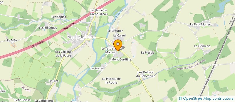 localisation de l'entreprise MADAME NELLY THIBAULT  NEUILLE-LE-LIERRE