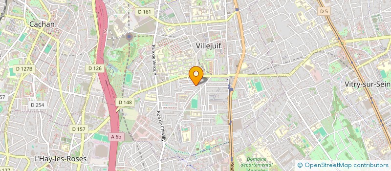 localisation de l'entreprise MADAME NELLY THOUVENOT à VILLEJUIF