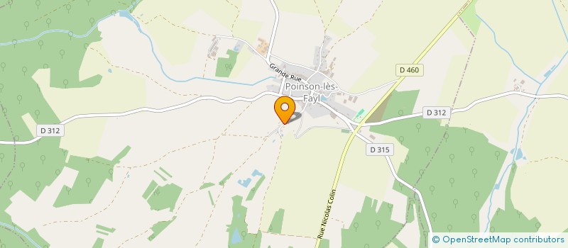 localisation de l'entreprise MADAME NELLY TISSERAND à POINSON-LES-FAYL