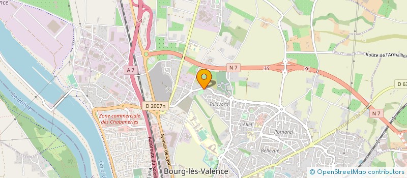 localisation de l'entreprise MADAME NELLY TRUDDAIU  BOURG-LES-VALENCE