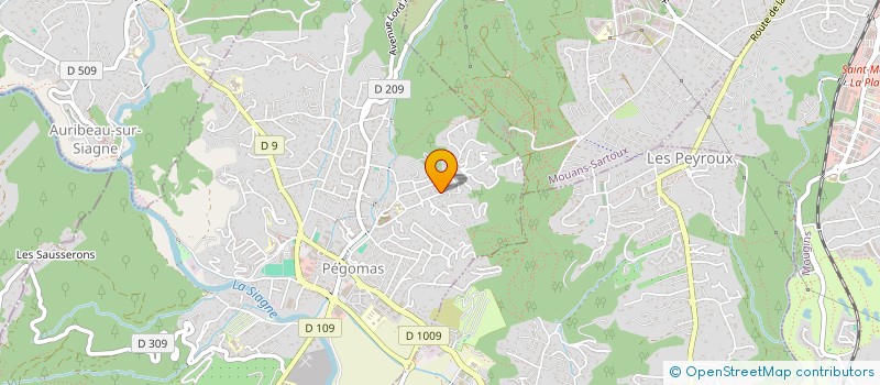 localisation de l'entreprise MADAME NELLY URMELLI  PEGOMAS