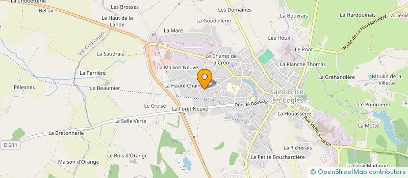 localisation de l'entreprise MADAME NELLY VALLET  MAEN ROCH