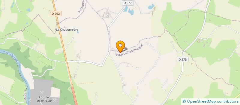 localisation de l'entreprise MADAME NELLY VEILLON  VILLIERS-CHARLEMAGNE