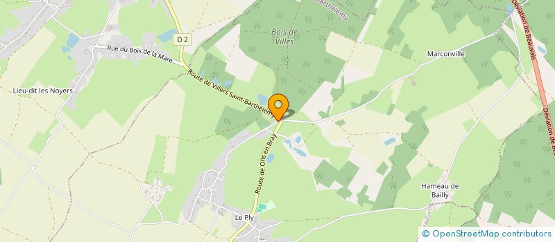 localisation de l'entreprise MADAME NELLY WIDLOCHER  VILLERS-SAINT-BARTHELEMY