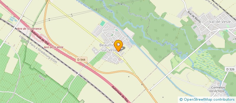 localisation de l'entreprise MADAME NELLYE COLLARD  BEAUMONT-SUR-VESLE