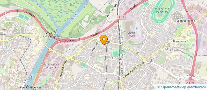 localisation de l'entreprise MADAME NELLYKA TOULOUPE à ANGERS