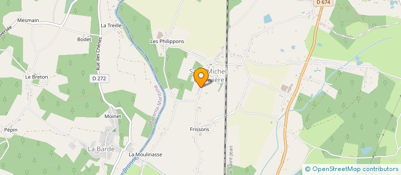 localisation de l'entreprise MADAME NELSANIA DRAULT à LA ROCHE-CHALAIS