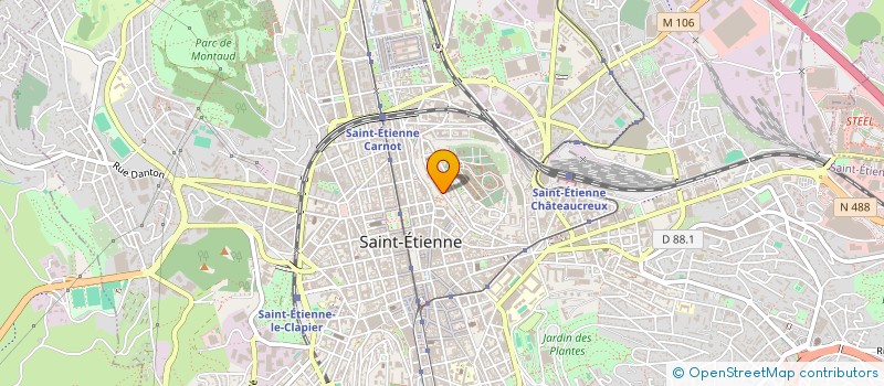 localisation de l'entreprise MADAME NELSYA AHAMADA à SAINT-ETIENNE