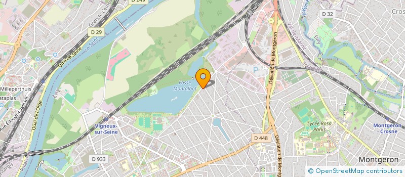 localisation de l'entreprise MADAME NELY SILVA DE ARAUJO  VIGNEUX-SUR-SEINE