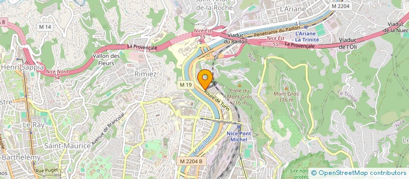 localisation de l'entreprise MADAME NEMRA BELKACEM à NICE