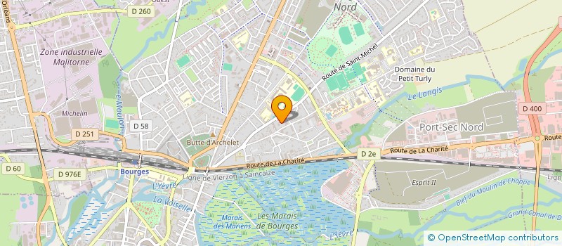 localisation de l'entreprise MADAME NENE DIABY  BOURGES