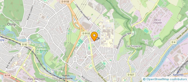 localisation de l'entreprise MADAME NENE DIABY  PONTOISE