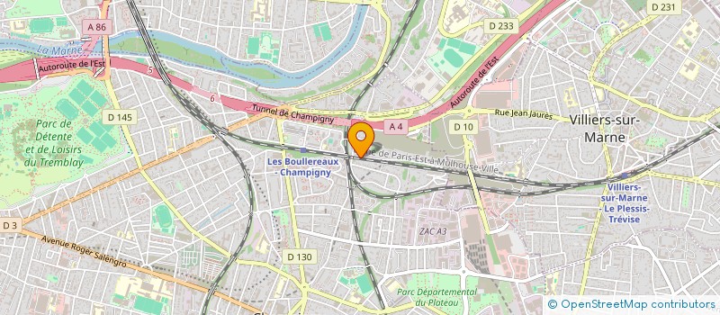 localisation de l'entreprise MADAME NENE DIALLO à CHAMPIGNY-SUR-MARNE