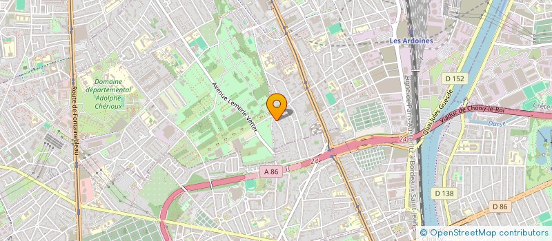 localisation de l'entreprise MADAME NENE KEITA  VITRY-SUR-SEINE