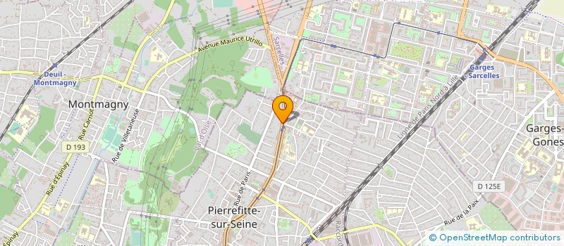 localisation de l'entreprise MADAME NENE KOUROUMA  PIERREFITTE-SUR-SEINE