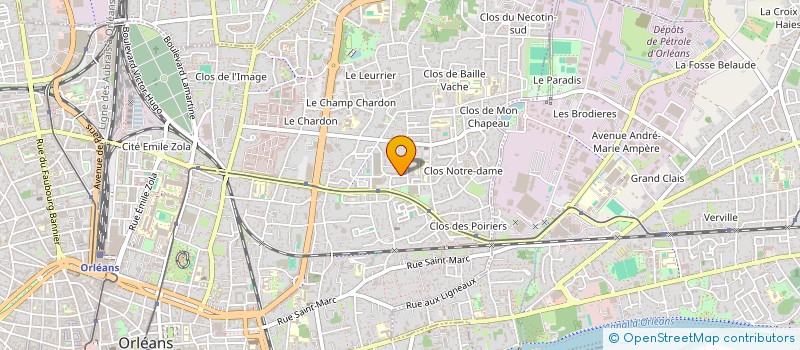localisation de l'entreprise MADAME NENE SALL  ORLEANS