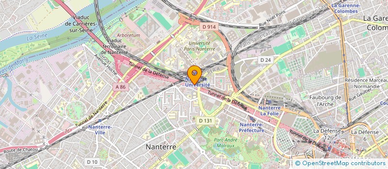 localisation de l'entreprise MADAME NENETTE SADIKI SAFI  NANTERRE