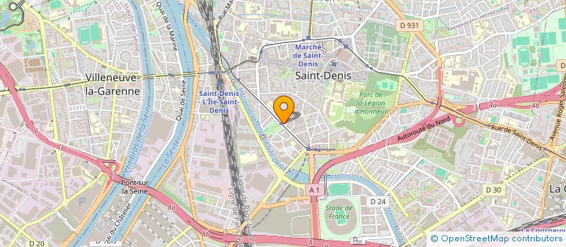 localisation de l'entreprise MADAME NEOLIDE BERNARDIN à SAINT-DENIS