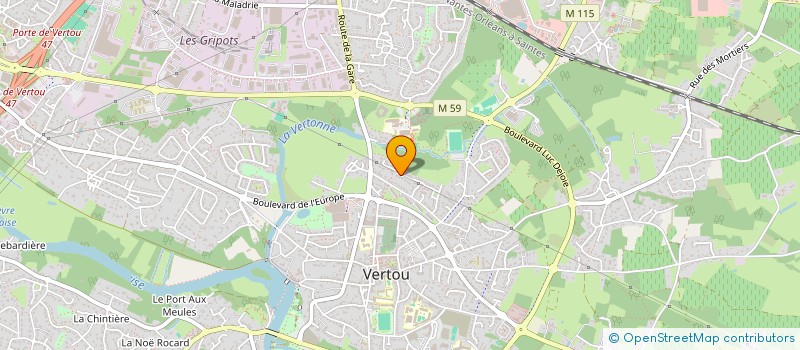 localisation de l'entreprise MADAME NEPHELIE ORLANDINI  VERTOU