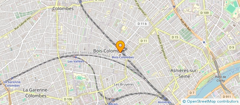 localisation de l'entreprise MADAME NEPHELIE PEINGNEZ à BOIS-COLOMBES