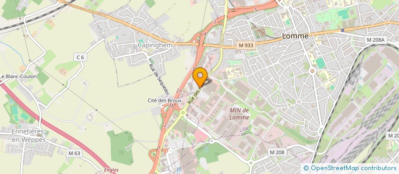 localisation de l'entreprise MADAME NERA DERAEVE  CAPINGHEM